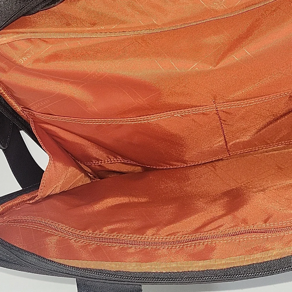 Longhchamp Black Nylon Briefcase Laptop Bag